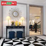 欧派木门 水性漆原木门