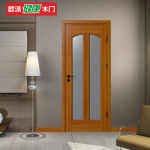 欧派木门 水性漆原木门